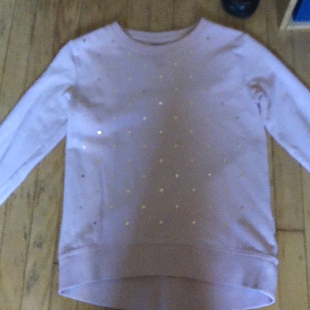 A girls sweater with hearts ( size 10) from gap